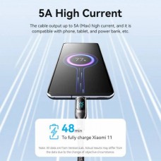 Кабель Vention Type-C-Type-C Gen 3.1 PD 100W 5A 1.2m Zinc Alloy Black (TAYBAV)