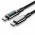 Кабель Vention Type-C-Type-C Gen 3.1 PD 100W 5A 1.2m Zinc Alloy Black (TAYBAV)