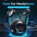 Наушники гарнитура вкладыши Bluetooth 5.3 ІРX4 TWS Vention OpenBeat O12 Black (NBUB0)