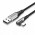 Кабель USB-Type-C Vention 90 прямой угол nickel-plated 3A 480Mbps 1.5m Black (COEHG)