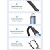 Кабель Type-C-Type-C 4.0 Vention PVC + Cotton Thunderbolt 4 8K 60Hz E-Marker Chip PD3.1 240W 5A 40Gbps 1m Black/Blue (TAVHF)