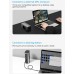 Кабель Type-C-Type-C 4.0 Vention PVC + Cotton Thunderbolt 4 8K 60Hz E-Marker Chip PD3.1 240W 5A 40Gbps 1m Black/Blue (TAVHF)