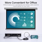 Адаптер HDMI-USB-Lightning MHL Vention v.1.4 Apple 3m Black (CEJBI)