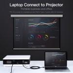 Кабель Type-C-HDMI Vention 2m Black (CEOBH)