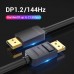 Кабель DisplayPort-DisplayPort v1.2 Vention PVC 4K 60Hz 21.6Gbps gold-plated 2m Black (HACBH)