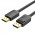 Кабель DisplayPort-DisplayPort v1.2 Vention PVC 4K 60Hz 21.6Gbps gold-plated 2m Black (HACBH)