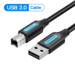 Кабель USB-Type-B 2.0 Vention 0.5m 480Mbps Printer Black (COQBD) Кабель USB-Type-B 2.0 Vention 0.5m 480Mbps Printer Black (COQBD)