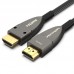 Кабель HDMI-HDMI v.2.0 Vention Optical PVC 4K 60Hz 18Gbps Dolby 7.1 gold-plated 3m Black (AAYBI)