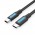 Кабель Type-C-MiniUSB Vention TPE Round 2A 480Mbps 1.5m Black (COWBG)