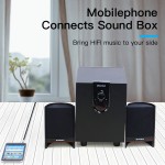Кабель Audio 3.5мм-2RCA Vention PVC gold-plated 10m Black (BCFBL)