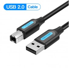 Кабель USB-Type-B 2.0 Vention 1.5m 480Mbps Printer Black (COQBG)