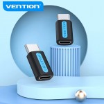 Адаптер Type-C-MicroUSB Vention F/M PVC 3A 480Mbps nickel-plated Black (CDXB0) Адаптер Type-C-MicroUSB Vention F/M PVC 3A 480Mbps nickel-plated Black (CDXB0)