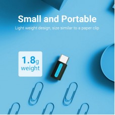 Адаптер Type-C-MicroUSB Vention F/M PVC 3A 480Mbps nickel-plated Black (CDXB0)