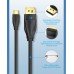 Кабель Type-C-DisplayPort v1.4 Vention PVC 8K 60Hz 4K 144Hz 2k 165Hz 1080P 240Hz 21.6 Gbps gold-plated 1.5m Black (CGYBG)