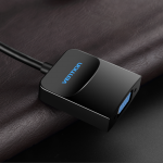 Адаптер DisplayPort-VGA v.1.2 Vention 1080P 60Hz gold-plated 0.15m Black (HBFBB) Адаптер DisplayPort-VGA v.1.2 Vention 1080P 60Hz gold-plated 0.15m Black (HBFBB)