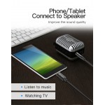 Кабель Audio Type-C-3.5мм Vention Spring Stereo gold-plated 1.5m Black (BGABG) Кабель Audio Type-C-3.5мм Vention Spring Stereo gold-plated 1.5m Black (BGABG)