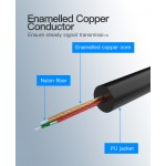 Кабель Audio Type-C-3.5мм Vention Spring Stereo gold-plated 1.5m Black (BGABG) Кабель Audio Type-C-3.5мм Vention Spring Stereo gold-plated 1.5m Black (BGABG)