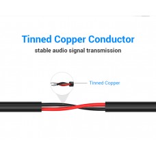Кабель Audio 6.35мм-3.5мм Vention F/F PVC Shell gold-plated 1.5m Black (BABBG)
