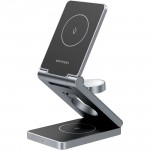 Безпроводное зарядное устройство Vention 15W 3-in-1 Magnetic Wireless Gray