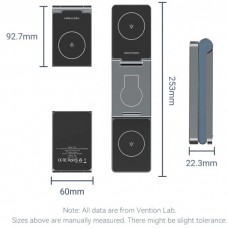 Безпроводное зарядное устройство Vention 15W 3-in-1 Magnetic Wireless Gray