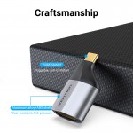 Адаптер Type-C-HDMI v.2.0 Vention 4K 60Hz gold-plated Black (TCAH0) Адаптер Type-C-HDMI v.2.0 Vention 4K 60Hz gold-plated Black (TCAH0)