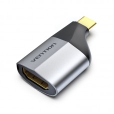Адаптер Type-C-HDMI v.2.0 Vention 4K 60Hz gold-plated Black (TCAH0), Чорний