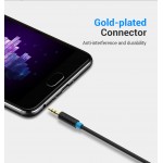 Кабель Audio 6.35мм-3.5мм Vention F/F PVC Shell gold-plated 3m Black (BABBI)