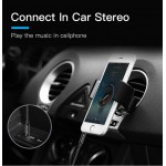 Кабель Audio Aux 3.5мм-3.5мм Vention F/F Fabric Braided gold-plated 0.5m Black (BAGBD)