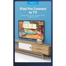 Адаптер Type-C-HDMI v.1.4 Vention Luxury 4K 30Hz gold-plated 0.15m Grey (TDEHB)