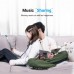 Кабель Audio Type-C-3.5мм Vention F/2xM Cotton gold-plated 0.3m Black (BGNHY)