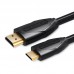 Кабель HDMI-miniHDMI v.2.0 Vention 4K 60Hz 18Gbps HDR Video Dolby Audio 1m Black (VAA-D02-B100)