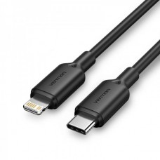 Кабель Type-C-Lightning Vention TPE PVC Mfi C94 PD 30W 3A 480Mbps 2m Black (LAKBH)