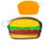 Чехол сумка PU SK для наушников Burger