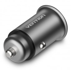 Автомобильное зарядное устройство 1USB 1Type-C Vention PD 25W QC3.0 DC 12-24V 5A Grey (CC-63-H)