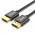 Кабель HDMI-HDMI v.2.0 Vention Ultra Thin Alloy Shell 4K 60Hz 18Gbps gold-plated 3m Black (AATBI)