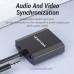 Адаптер HDMI-VGA Vention 0.2m со звуком и питанием Plug and play Black (ACEB0)