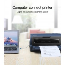 Кабель USB-Type-B 2.0 Vention 1m 480Mbps Printer Black (COQBF)