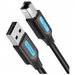 Кабель USB-Type-B 2.0 Vention 1m 480Mbps Printer Black (COQBF) Кабель USB-Type-B 2.0 Vention 1m 480Mbps Printer Black (COQBF)