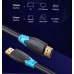 Кабель HDMI-HDMI v.2.0 Vention 4K 60Hz 18Gbps PVC Round gold-plated 3m Black (AACBI)