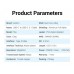 Кабель Type-C-Type-C 3.1 Vention TPE Nylon Thunderbolt 3 4K 60Hz PD 60W 3A 5Gbps nickel-plated 0.5m Grey (TAAHD)