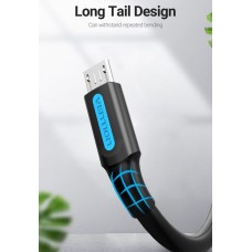 Кабель USB-MicroUSB Vention PVC 3A 480Mbps nickel-plated 1.5m Grey (COLBG)