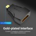Адаптер HDMI-microHDMI Vention F/M 1080P 60Hz Upgraded gold-plated Black (AITB0)