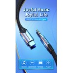 Кабель Audio Type-C-3.5мм Vention nickel-plated 1.5m Black (BGKHG) Кабель Audio Type-C-3.5мм Vention nickel-plated 1.5m Black (BGKHG)