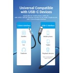 Кабель Audio Type-C-3.5мм Vention nickel-plated 1.5m Black (BGKHG) Кабель Audio Type-C-3.5мм Vention nickel-plated 1.5m Black (BGKHG)