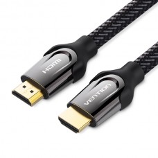 Кабель HDMI-HDMI v.2.0 Vention 4K 60Hz 18Gbps Nylon Braided 3m Black (VAA-B05-B300)