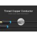 Кабель Audio 6.35мм-6.35мм Vention F/F PVC Shell gold-plated 2m Black (BAABH)