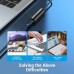 Адаптер Vention USB3.1 Type-C-RJ45 Ethernet 10/100/1000Mbps Gigabit PVC 0.15m Black (CFBBB)