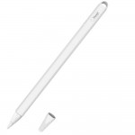 Чехол TPU Goojodoq Hybrid Ear для стилуса Apple Pencil 2 White