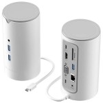 USB HUB Vention 12 in 1 Type-C-HDMI-RJ45-VGA-3.5мм-SD-TF-USB 4K30Hz PD 100W White (TPHWC-EU) USB HUB Vention 12 in 1 Type-C-HDMI-RJ45-VGA-3.5мм-SD-TF-USB 4K30Hz PD 100W White (TPHWC-EU)