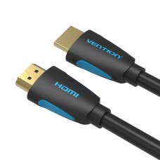 Кабель HDMI-HDMI v.2.0 Vention 4K 60Hz 18Gbps gold-plated 1m Black (VAA-M02-B100)